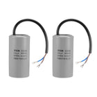 500uf Motor Star Capacitor 500mfd AC 450V for HSingle-Phase 50/60 Hz AC Motor and Fan 2Pcs