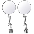 LinkMejor 2pcs 3.15pollici Specchi di Ispezione a Base Magnetica con Braccio Regolabile