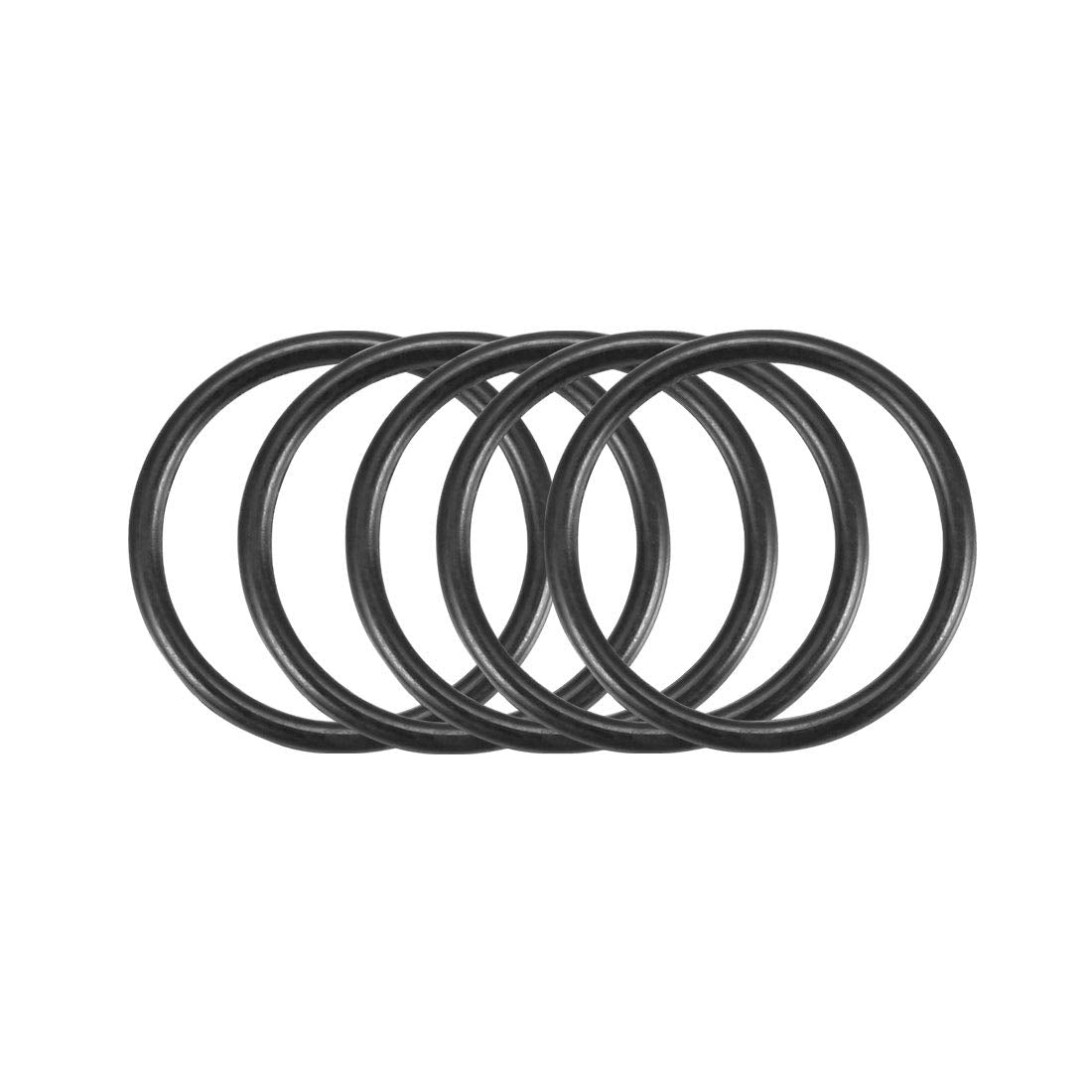 Nitrile Rubber O-Rings, 15mm OD 12.6mm ID 1.2mm Width, Metric Nitrile Rubber Sealing Gasket, Pack of 100
