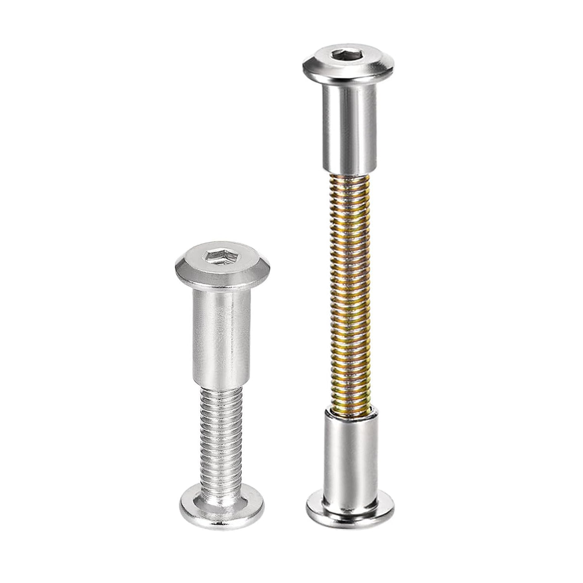 Screw Post Carbon Steel Binding Bolts Nut Bolt Set, Total 14 Sets