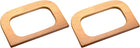 Wooden Purse Handles, 4.8" 2Pcs D Shape Handbag Handle Replacement Accessories for Purse Making DIY Handmade Beach Bag Straw Bag, Coffee