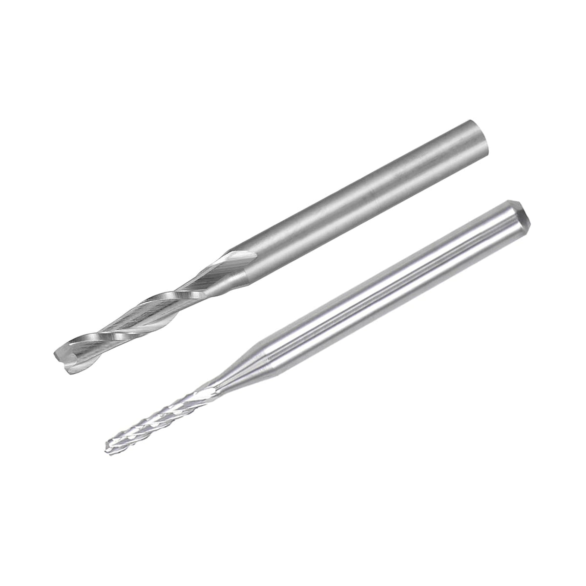 15Pcs 1.5, 3mm Carbide End Mill Engraving Milling Cutter CNC Router Bits for PCB Machine, 1/8" Shank