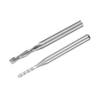 15Pcs 1.5, 3mm Carbide End Mill Engraving Milling Cutter CNC Router Bits for PCB Machine, 1/8" Shank