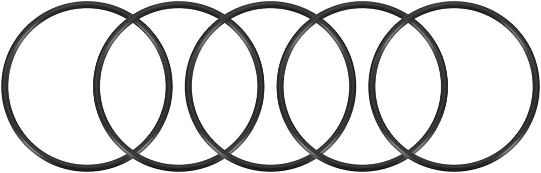 Nitrile Rubber O-Rings 70mm OD 63mm ID 3.5mm Width, Metric Nitrile Rubber Sealing Gasket for Automotive Machine Plumbing, Pack of 5