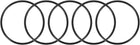 Nitrile Rubber O-Rings 70mm OD 63mm ID 3.5mm Width, Metric Nitrile Rubber Sealing Gasket for Automotive Machine Plumbing, Pack of 5