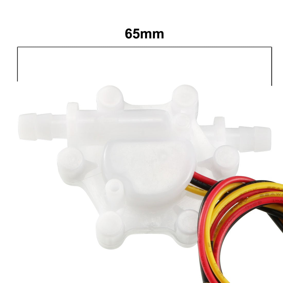 1/4" ヒール効果水流量センサー スイッチ 流量計 カウンタ フルイドメータ DC5V 0.15-1.5L/min SEN-HZ06C