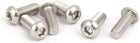 M6x16mm 316 Stainless Steel Pan Head Hex Socket Cap Screws 6pcs
