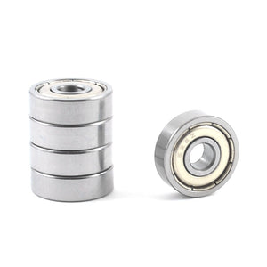 5mm X 16mm X 5mm 625ZZ Gray Skateboard Groove Radial Ball Bearings 5 Pcs