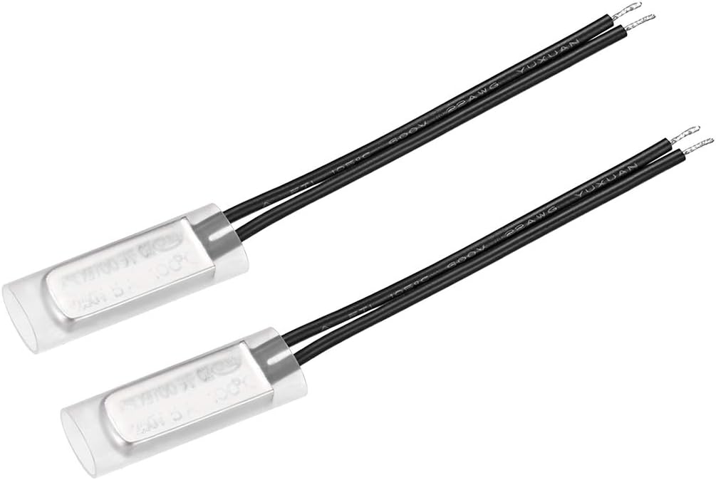 KSD9700 เทอร์โมสเตต, สวิทช์อุณหภูมิเปิดตัวตามปกติ 100℃，เทอร์โมสวิทช์ 5A ควบคุมอุณหภูมิเหล็ก 2 ชิ้