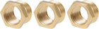 Brass Threaded Pipe Fitting G3/8 Male X G1/4 Female Hex Bushing Adapter 3pcs
