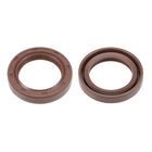 Oil Seal 28mm Inner Dia 40mm OD 7mm Thick Fluorine Rubber Double Lip Seals 2Pcs