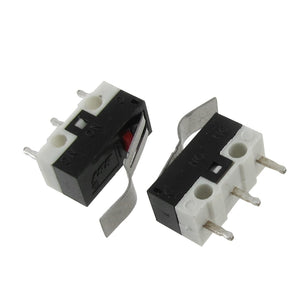 1 NO 1 NC SPDT Momentary R Hook Lever Miniature Micro Switches 10 Pcs