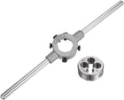 Die Stock Handle Wrench Set, 3/8-16 UNC Round Die and 30mm Die Holder (Fits 3/8"-7/16" (UNC/UNF) / Metric M10-M11 / 30mm OD Dies) for Bolt Thread Repair