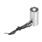 Round Solenoid Electromagnet DC 24V 15N 3.3LB/1.5Kg Electric Magnet Electric Lifting Magnet for Automation Equipment