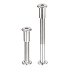 Screw Post, Male M8x50mm and M8x90mm Binding Bolts Carbon Steel Silver Tone Total 10 Sets
