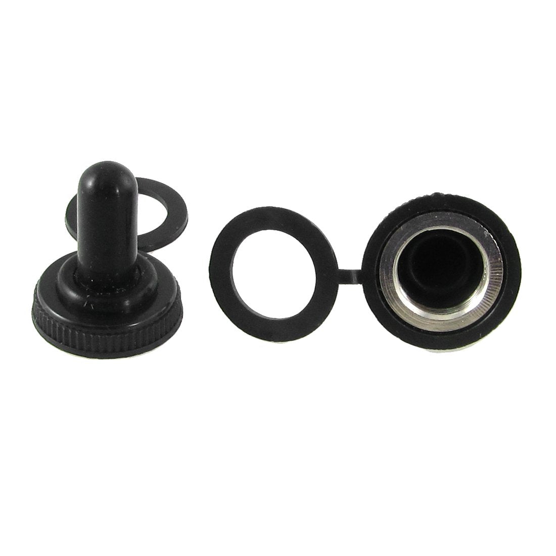 15x 7/16" Waterproof Toggle Switch Rubber Cover Cap Seal, 11 mm