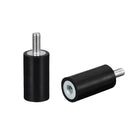 Rubber Mounts 2pcs M5 Male/Female Vibration Isolator Shock Absorber, for Garage Motor Air Compressor Car Boat Bobbins, D15mmxH30mm