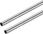304 Stainless Steel Round Tubing 5mm OD 0.2mm Wall Thickness 250mm Length Seamless Straight Pipe Tube 2 Pcs