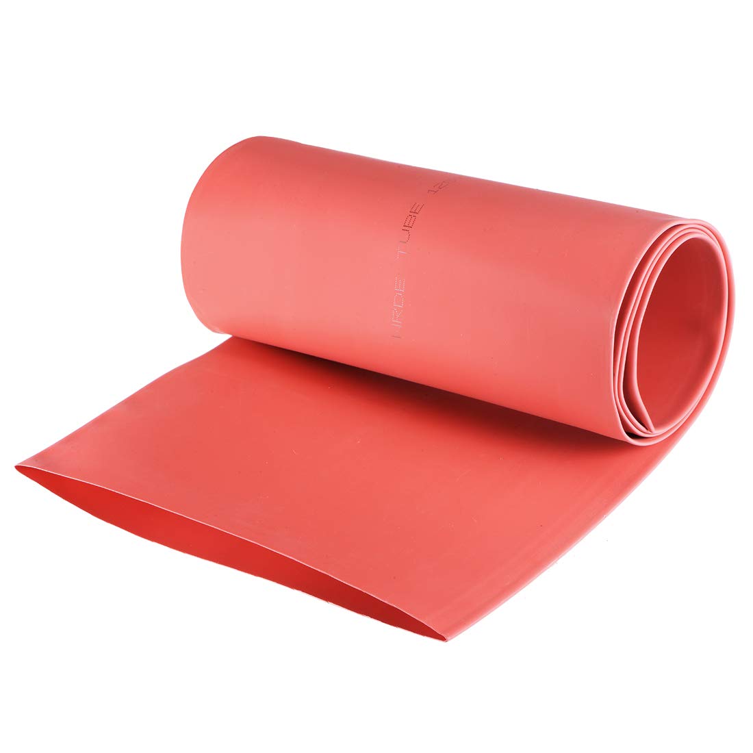 Heat Shrink Tubing, 120mm Dia 195mm Flat Width 2:1 Ratio Shrinkable Tube Cable Sleeve 1m - Red