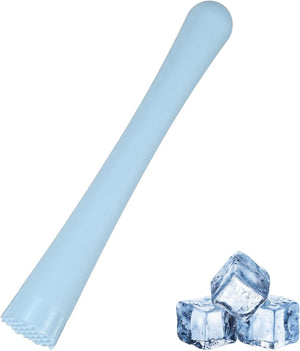Cocktail Muddler, 10 Zoll PP Drink Muddler Bar Zubehör Werkzeuge Eisbrecher für zu Hause Party Cocktail Fruchtgetränke, Blau (Dick)