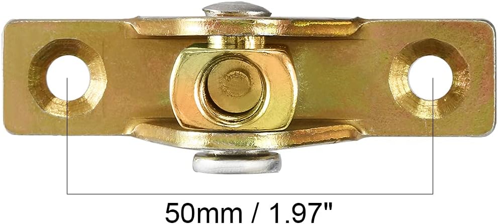 Conector de conexión en el extremo del resorte de gas LinkMejor, rosca hembra M8, acero A3, con soporte. 2 unidades.