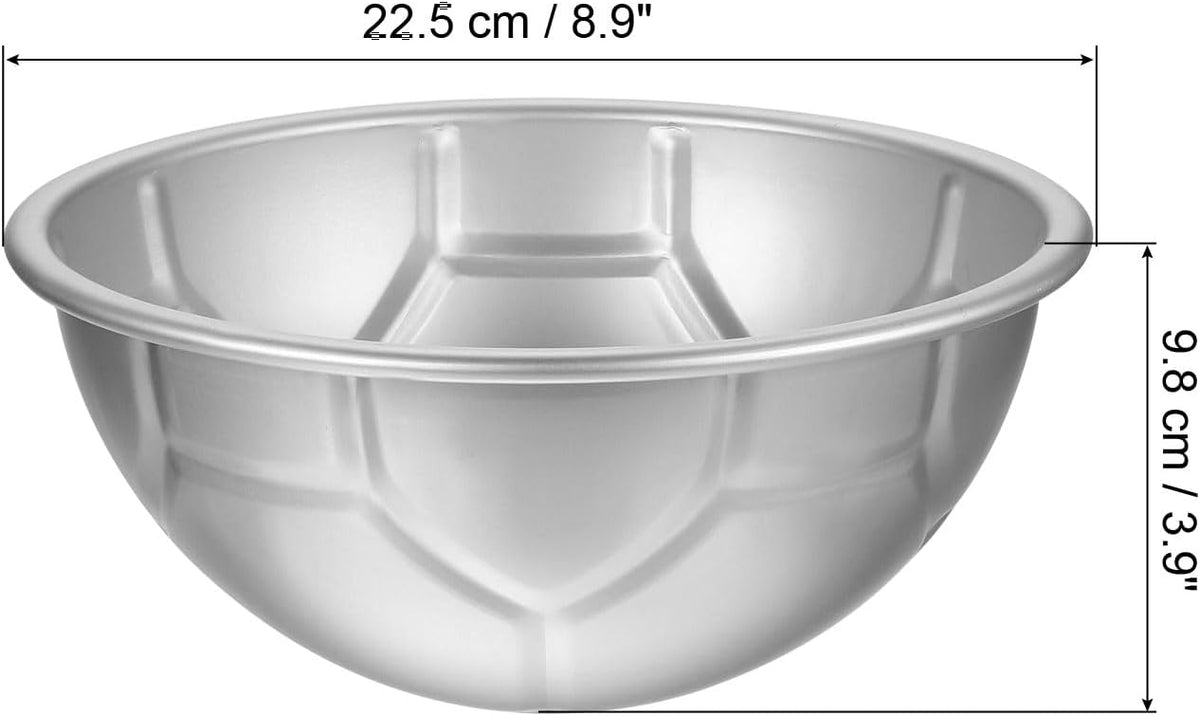 Metal Cake Pan Set, Aluminiumlegering Prinses Poppen Cake Bakken Anti-aanbak voor Thuis Keuken Dessert DIY, 8.9" Halvebol