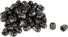 Acorn Hex Cap Nuts - 50Pcs M4 Dome Nuts Carbide Steel Hexagon Decorative Cap Nut for Screws Bolts Black