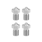 0.3mm 3D Printer Nozzle Head M6 Thread Replacement, Stainless Steel 4pcs