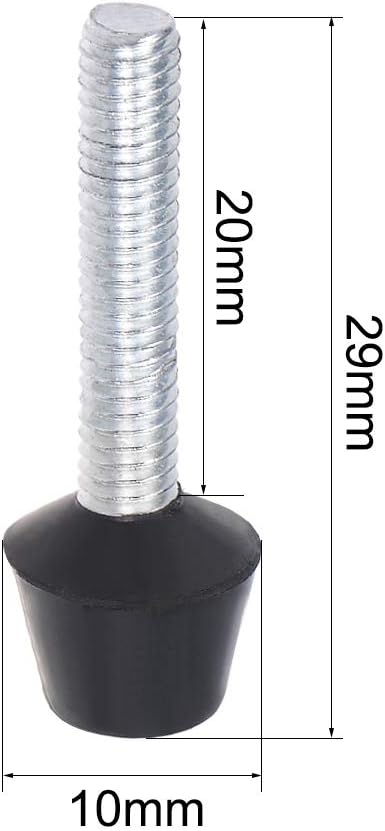 M4x29mmカーボン鋼トグルクランプスクリューアセンブリ（ラウンドドリル先端）10個