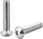 M8x35mm Machine Screws Hex Socket Round Head Screw 304 Stainless Steel Fasteners Bolts 5pcs