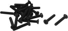 M4 x 25mm Metric Hex Socket Countersunk Head Screw Bolts Black 20PCS
