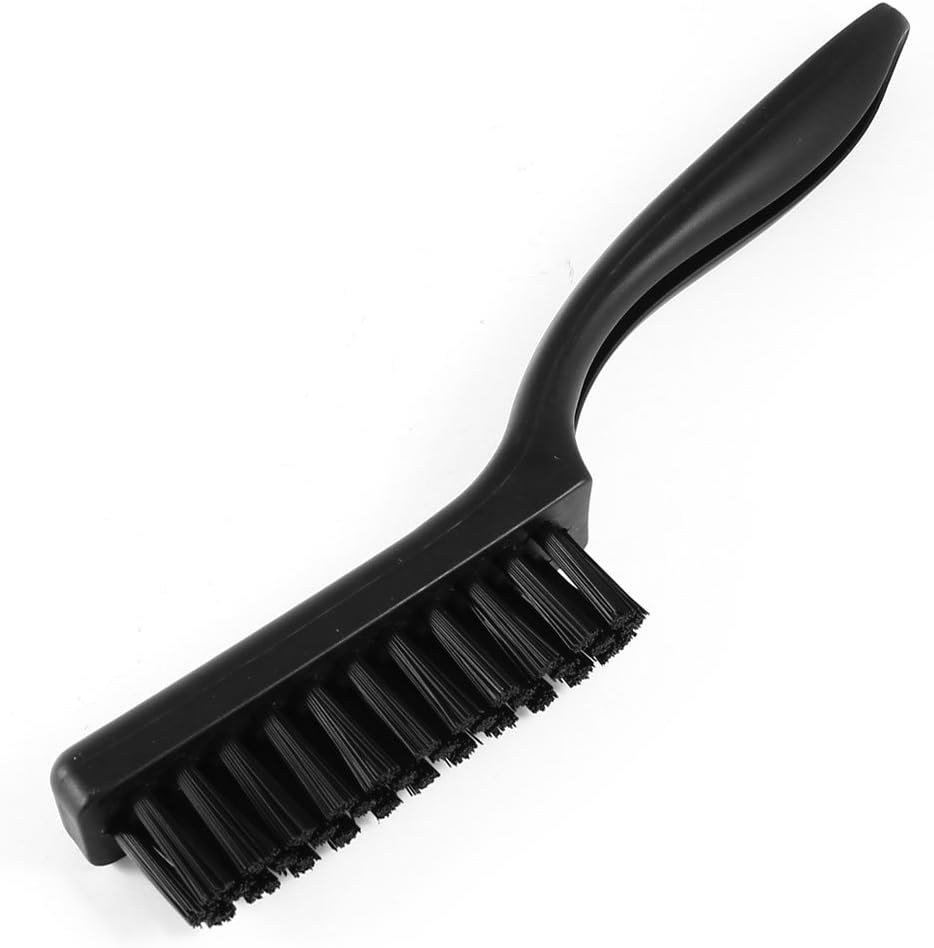 PCB Dirt Removed Curving Handle Black Soft Bristle Anti Static Brush