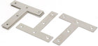 80mmx80mm T Shape Repair Plate Angle Bracket Corner Brace 5pcs