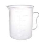 Measuring Cup 300ml PP Plastic Graduated Beaker Transparent with Handle for Lab Kitchen liquids