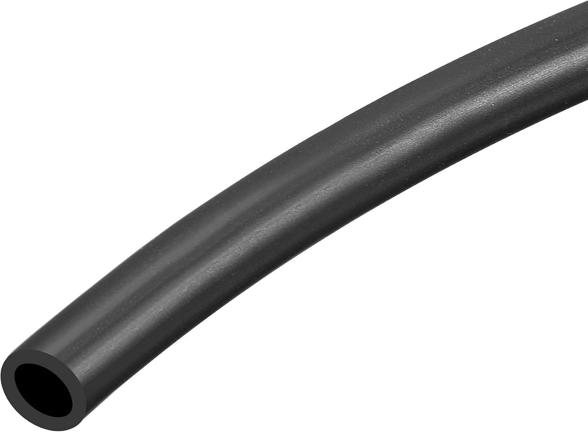 2pcs Lubricating Oil Hose 3mm(1/8-inch) ID x 5mm(3/16-inch) OD 3.3ft Water Tube Black Rubber Tubing