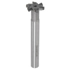 T-Slot Milling Cutters, 4mm Depth 25mm Cutting Dia 12mm Shank Tungsten Carbide Tip 6 Flutes T Slot End Mill for Stainless Steel Copper Aluminum