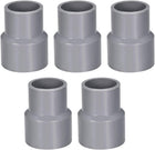 PVC DWV Reducing Coupling Schedule 40 Gray 32mm x 40mm Socket 5Pcs