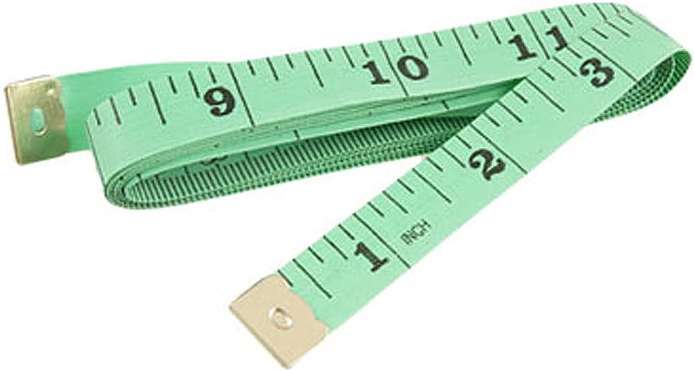 LinkMejor 1.5M 60 Inches Soft Plastic Sewing Tailor Tape Measure Ruler Green