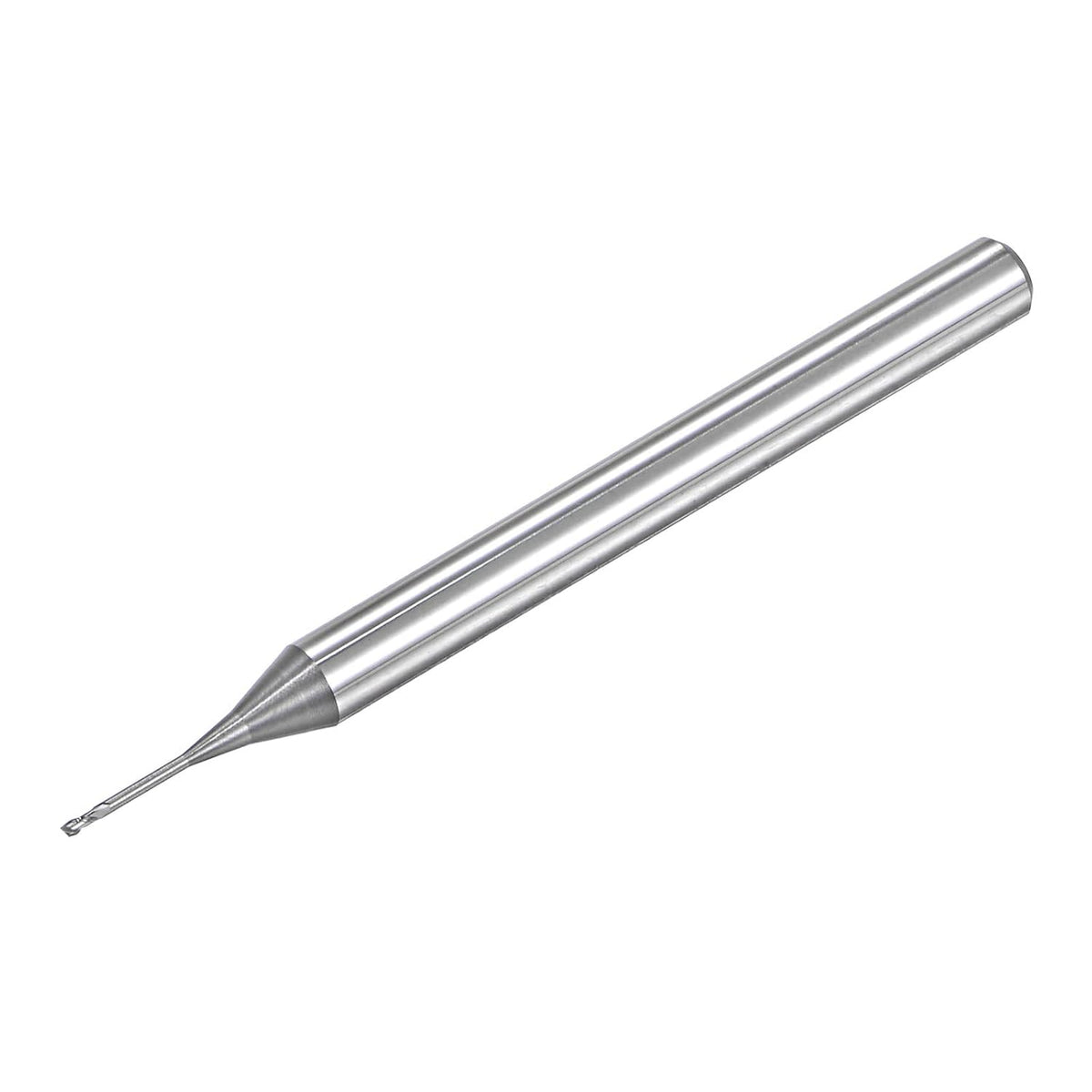 Square Nose End Mill, 0.7mm Solid Carbide Long Reach CNC Router Bits 2 Flutes Milling Cutter with Extended Neck, 6mm Cutting Length 4mm Shank