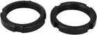 M36 x 1.5mm Pitch Carbon Steel Slotted Round Nuts GB812 2pcs