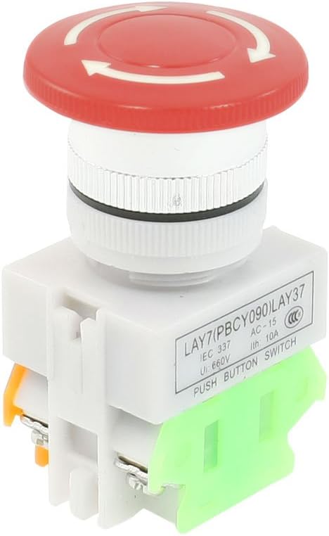 Mushroom Emergency Stop Push Button Switch