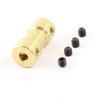 a14062000ux0827 RC Airplane 3.17mm to 2mm Brass Motor Coupling Shaft Coupler Connector, Stainless Steel