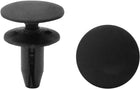 30Pcs 6mm Hole Dia Car Auto Black Screw Fastener Rivet Retainers Clip