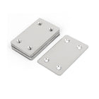 a16063000ux0277 60mm x 38mm x 1mm Stainless Steel Corner Brace Flat Mending Repair Plate (Pack of 8)
