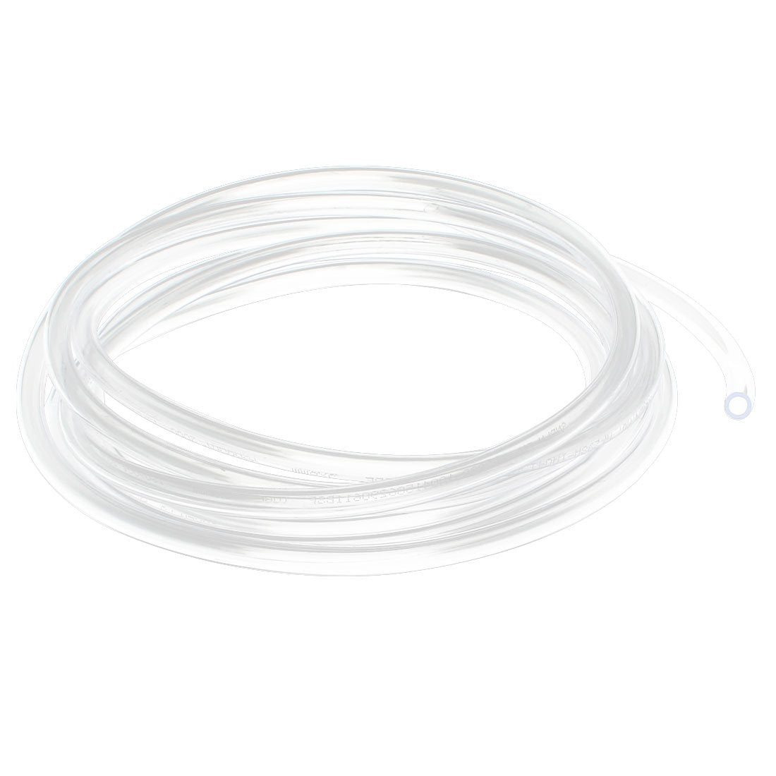 a15110200ux0265 8 mm x 5 mm Polyurethane PU Pneumatic Air Tubing Pipe Hose, 10', Clear, Metal, 0.2"