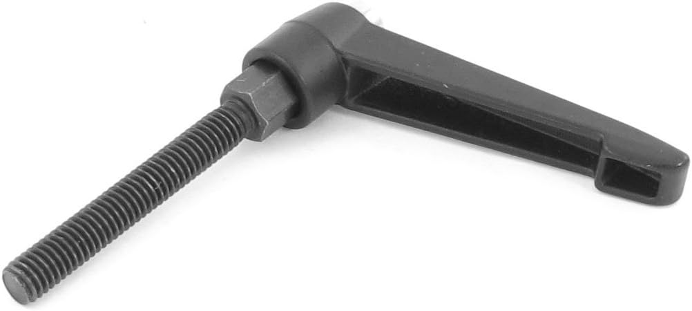 M6 x 40mm Thread Clamping Lever Adjustable Handle Black