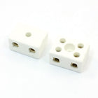 2 Way 15A Ceramics Terminal Blocks High Temp Porcelain Ceramic Connectors for Electric Wire Cable 2pcs
