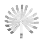 Metric Thickness Feeler Gauge 0.05-1.00mm 16 Blades Mn Steel Measuring Tool for Gap Width