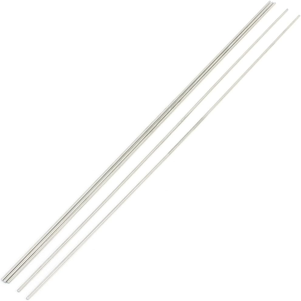 RC Airplane 350mm x 2mm Stainless Steel Round Rod Bar 5 Pieces