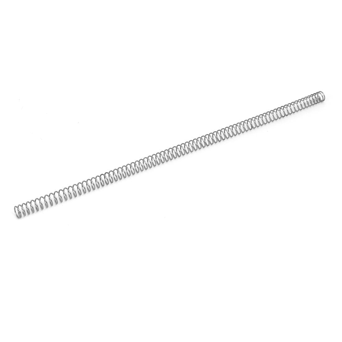 Compression Spring,304 Stainless Steel,10mm OD,1mm Wire Size,305mm Free Length,Silver Tone